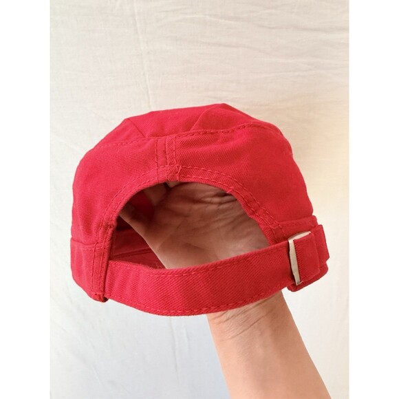 NFL San Francisco 49ers Women’s Red Sequin SF Cadet Military Hat Cap Adjustable main image 10